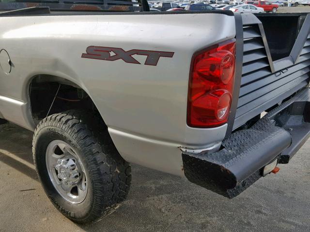 3D7KS28A18G225617 - 2008 DODGE RAM 2500 S ვერცხლისფერი ფოტო 9