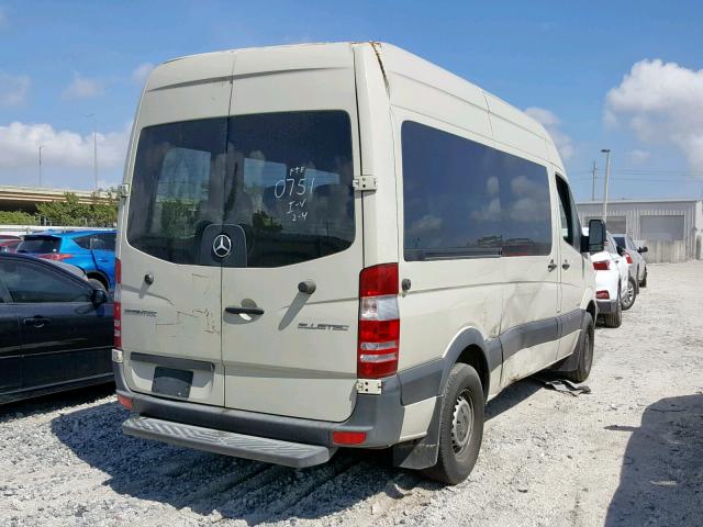 WDZPE7DD7GP280751 - 2016 MERCEDES-BENZ SPRINTER 2 BEIGE photo 4