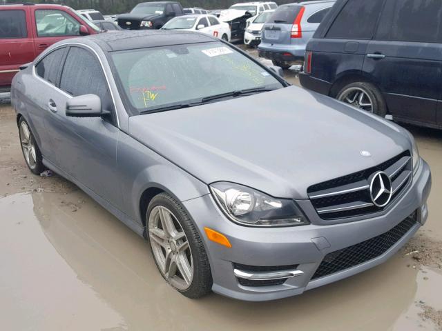 WDDGJ4HB3EG328543 - 2014 MERCEDES-BENZ C 250 GRAY photo 1