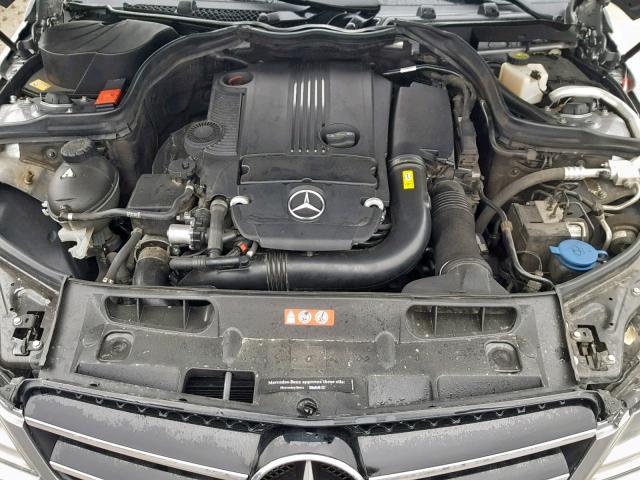 WDDGJ4HB3EG328543 - 2014 MERCEDES-BENZ C 250 GRAY photo 7