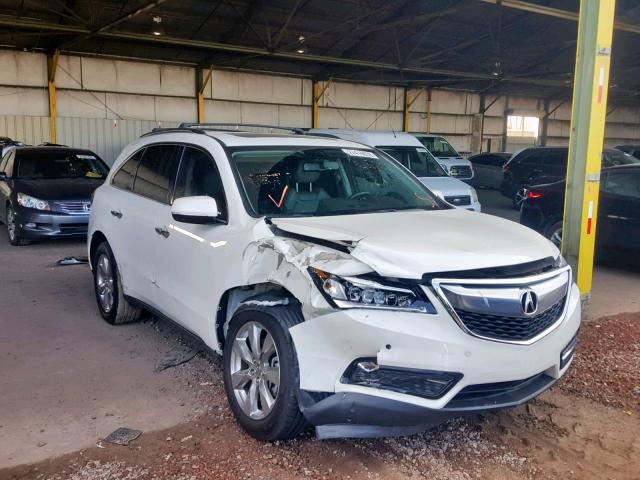 5FRYD4H84FB006465 - 2015 ACURA MDX ADVANC WHITE photo 1