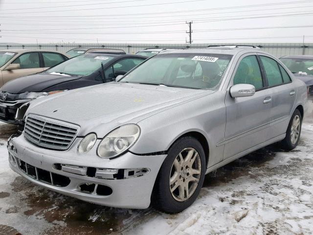 WDBUF65J93A304610 - 2003 MERCEDES-BENZ E 320 SILVER photo 2