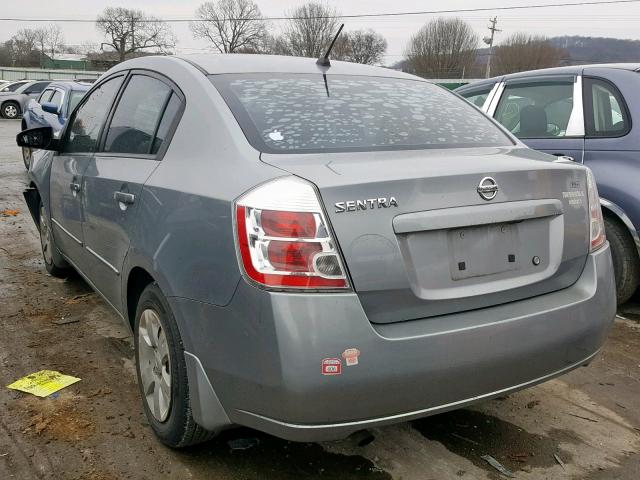 3N1AB61E59L657052 - 2009 NISSAN SENTRA 2.0 SILVER photo 3