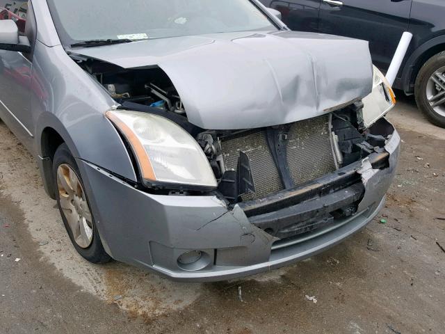 3N1AB61E59L657052 - 2009 NISSAN SENTRA 2.0 SILVER photo 9