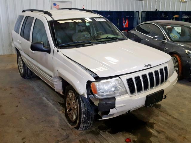 1J8GW58NX2C322391 - 2002 JEEP GRAND CHER WHITE photo 1