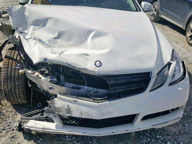 WDDKJ5GBXAF042433 - 2010 MERCEDES-BENZ E 350 WHITE photo 7