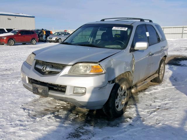 2HNYD188X5H548656 - 2005 ACURA MDX TOURIN SILVER photo 2