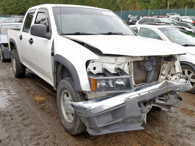 1GCDT136268266774 - 2006 CHEVROLET COLORADO WHITE photo 1