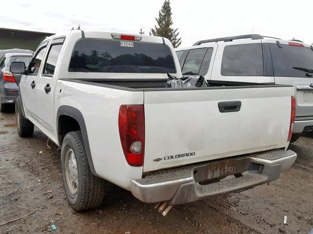 1GCDT136268266774 - 2006 CHEVROLET COLORADO WHITE photo 3