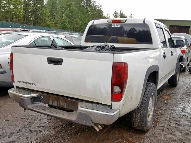 1GCDT136268266774 - 2006 CHEVROLET COLORADO WHITE photo 4