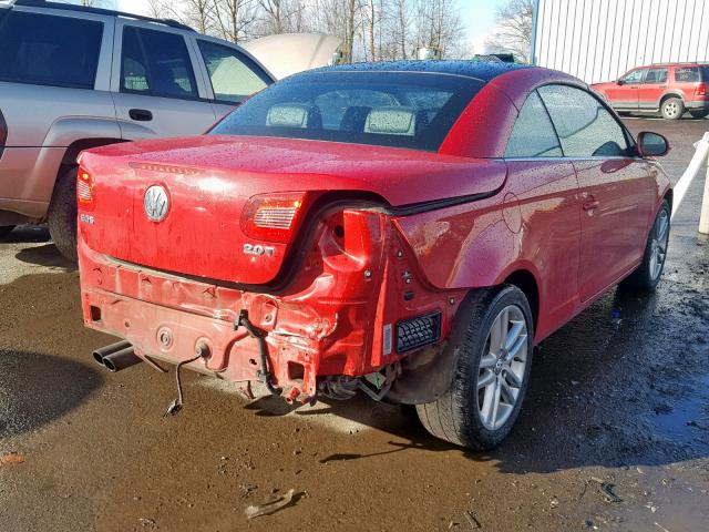 WVWFA71F48V009477 - 2008 VOLKSWAGEN EOS LUX 红色 照片 4