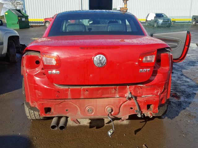 WVWFA71F48V009477 - 2008 VOLKSWAGEN EOS LUX 红色 照片 9