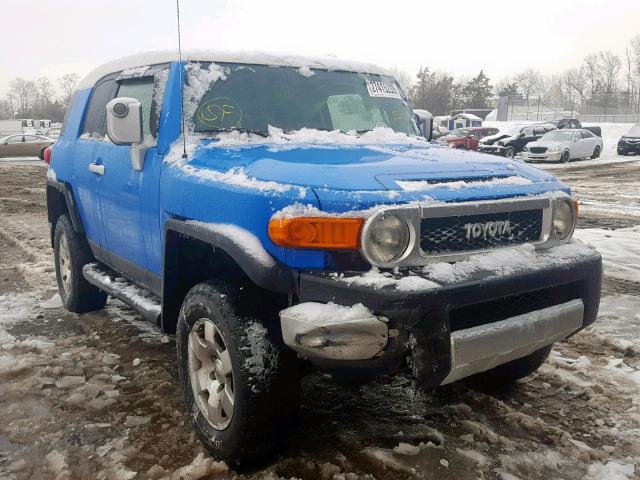 JTEBU11F070012435 - 2007 TOYOTA FJ CRUISER BLUE photo 1