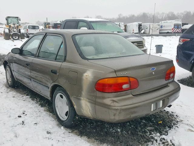 1Y1SK528XYZ402677 - 2000 CHEVROLET GEO PRIZM BROWN photo 3