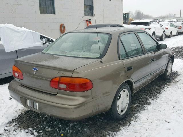 1Y1SK528XYZ402677 - 2000 CHEVROLET GEO PRIZM BROWN photo 4