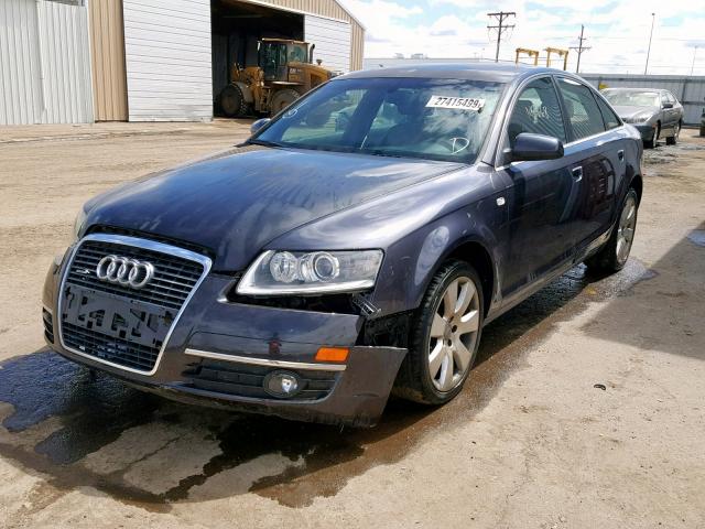 WAUDL74F26N047927 - 2006 AUDI A6 4.2 QUA GRAY photo 2