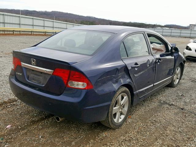 19XFA16669E044288 - 2009 HONDA CIVIC LX-S BLUE photo 4