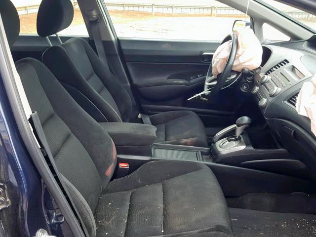 19XFA16669E044288 - 2009 HONDA CIVIC LX-S 蓝色 照片 5