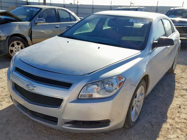 1G1ZB5E16BF296697 - 2011 CHEVROLET MALIBU LS SILVER photo 2