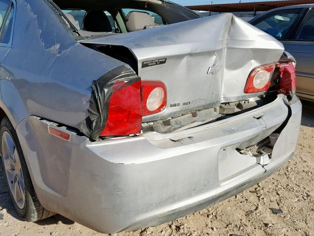 1G1ZB5E16BF296697 - 2011 CHEVROLET MALIBU LS SILVER photo 9