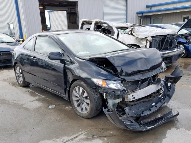 2HGFG12909H534925 - 2009 HONDA CIVIC EXL BLACK photo 1