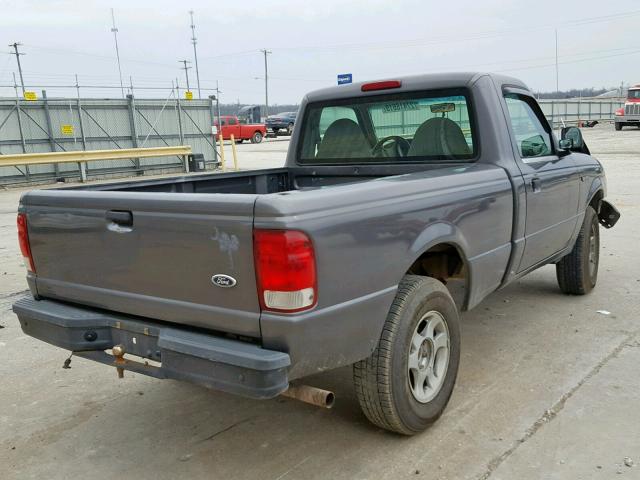 1FTYR10CXYPA06075 - 2000 FORD RANGER GRAY photo 4