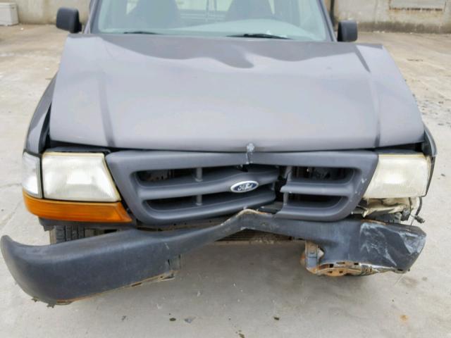 1FTYR10CXYPA06075 - 2000 FORD RANGER GRAY photo 7