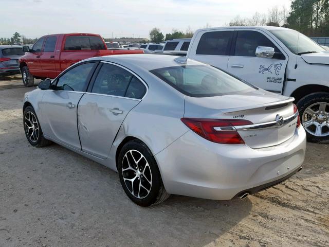 2G4GL5EX5H9103629 - 2017 BUICK REGAL SPOR SILVER photo 3