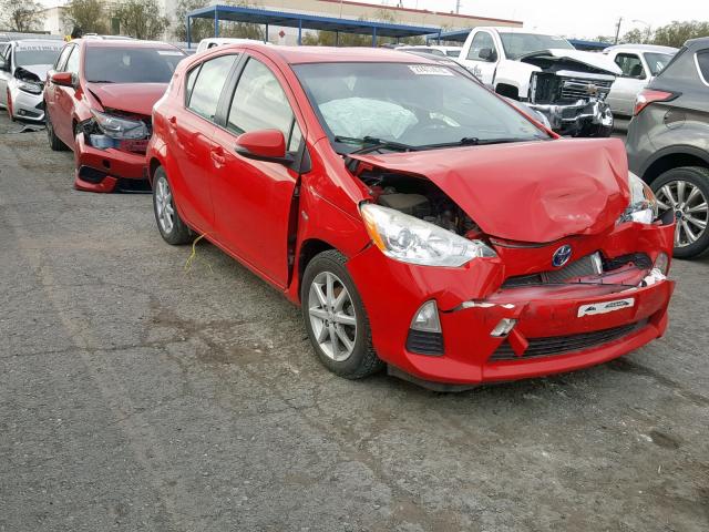 JTDKDTB35D1537548 - 2013 TOYOTA PRIUS C RED photo 1