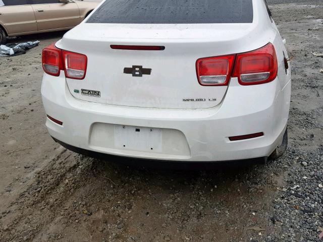 1G11A5SL2EF263223 - 2014 CHEVROLET MALIBU LS WHITE photo 9
