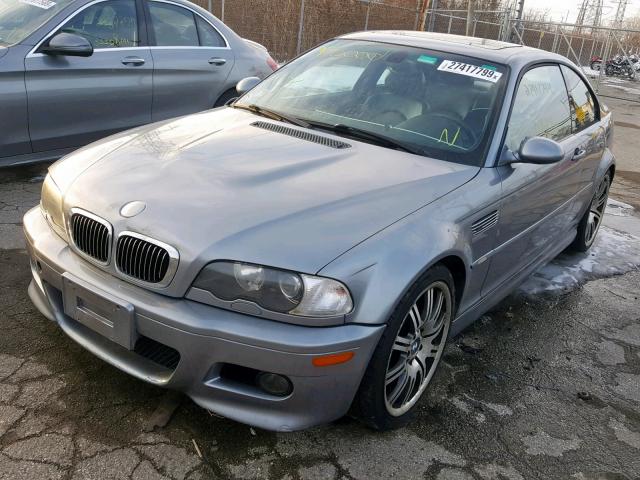 WBSBL93443JR24113 - 2003 BMW M3 SILVER photo 2