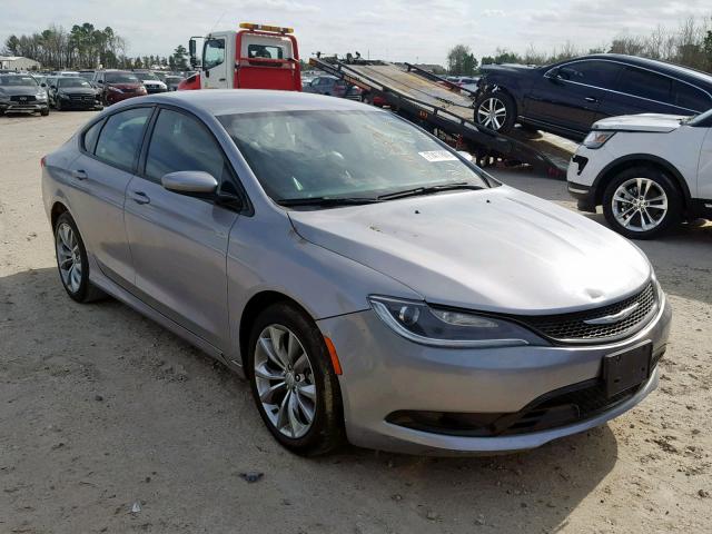 1C3CCCBB9FN578943 - 2015 CHRYSLER 200 S GRAY photo 1