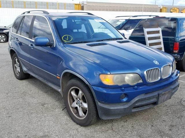WBAFB3342YLH02495 - 2000 BMW X5 4.4I BLUE photo 1