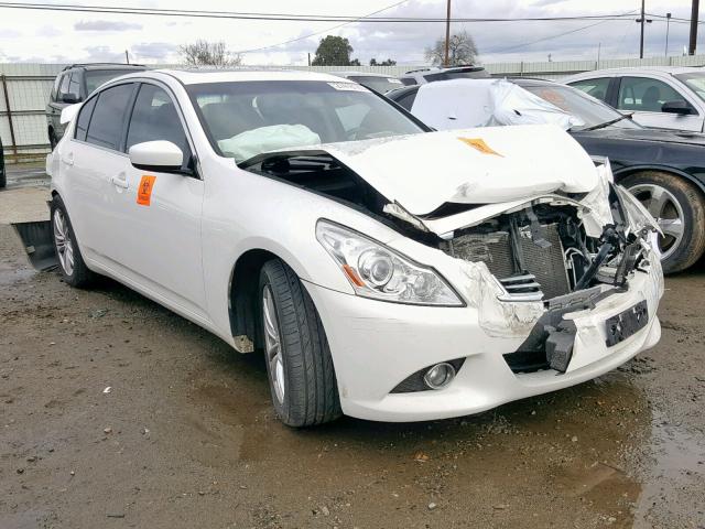 JN1CV6AP5DM717234 - 2013 INFINITI G37 BASE WHITE photo 1