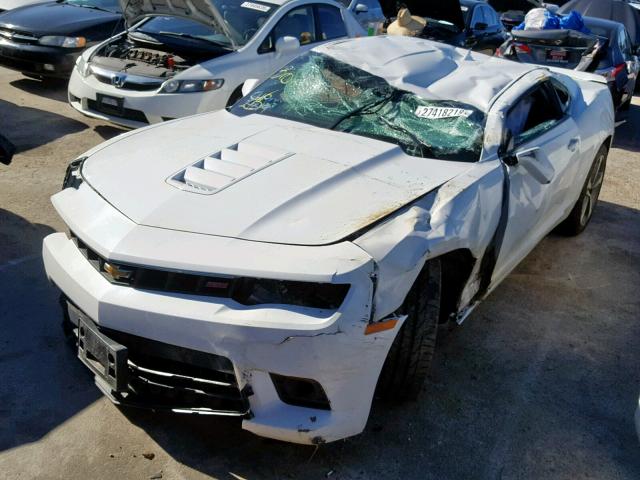 2G1FK1EJ8F9211434 - 2015 CHEVROLET CAMARO 2SS WHITE photo 9