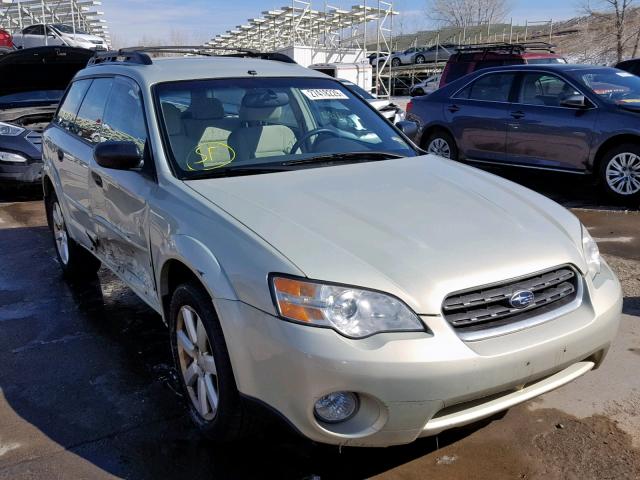 4S4BP61C167309830 - 2006 SUBARU LEGACY OUT TAN photo 1