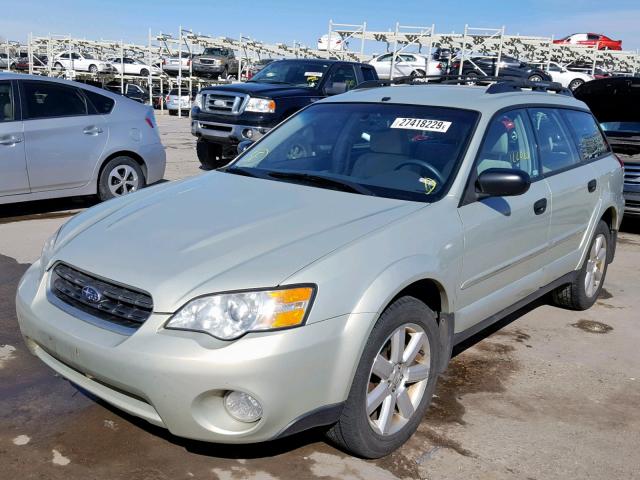 4S4BP61C167309830 - 2006 SUBARU LEGACY OUT TAN photo 2