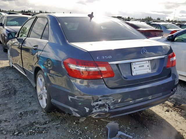 WDDHF5KB9CA606267 - 2012 MERCEDES-BENZ E 350 GRAY photo 3