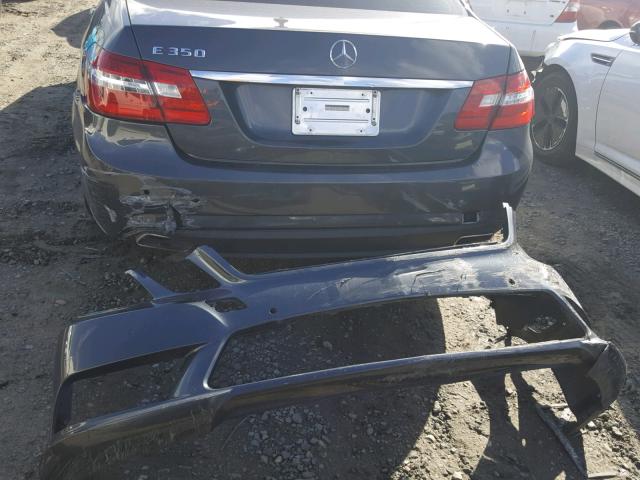 WDDHF5KB9CA606267 - 2012 MERCEDES-BENZ E 350 GRAY photo 9