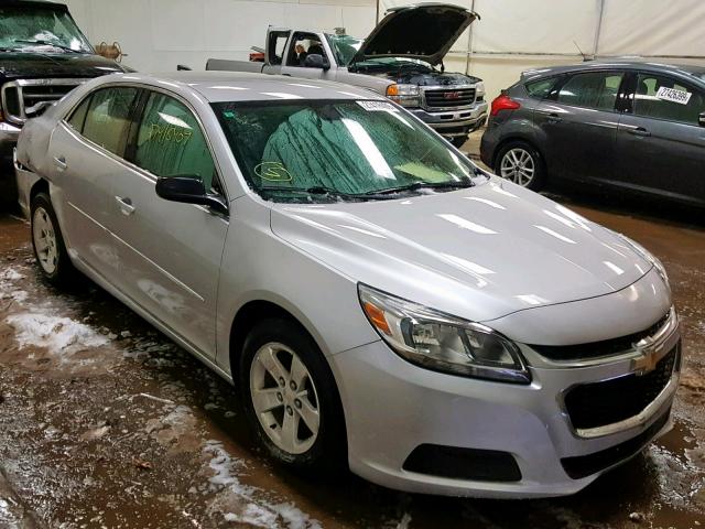 1G11B5SL4FU100700 - 2015 CHEVROLET MALIBU LS SILVER photo 1