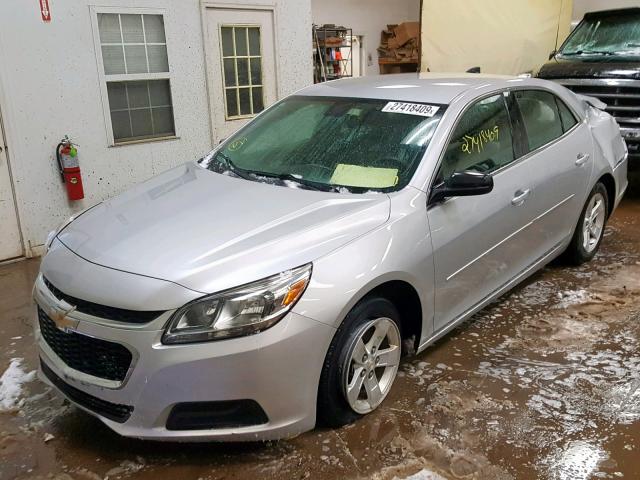 1G11B5SL4FU100700 - 2015 CHEVROLET MALIBU LS SILVER photo 2