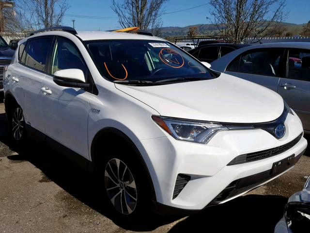 JTMRJREV5JD180082 - 2018 TOYOTA RAV4 HV LE WHITE photo 1