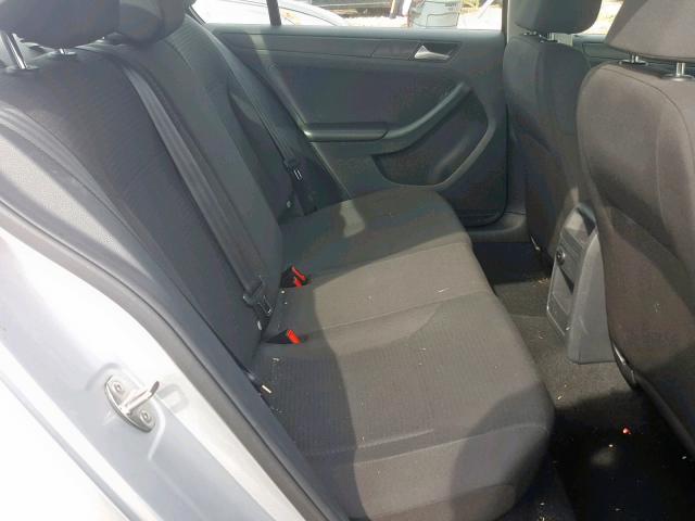 3VW2K7AJ4FM409169 - 2015 VOLKSWAGEN JETTA BASE SILVER photo 6