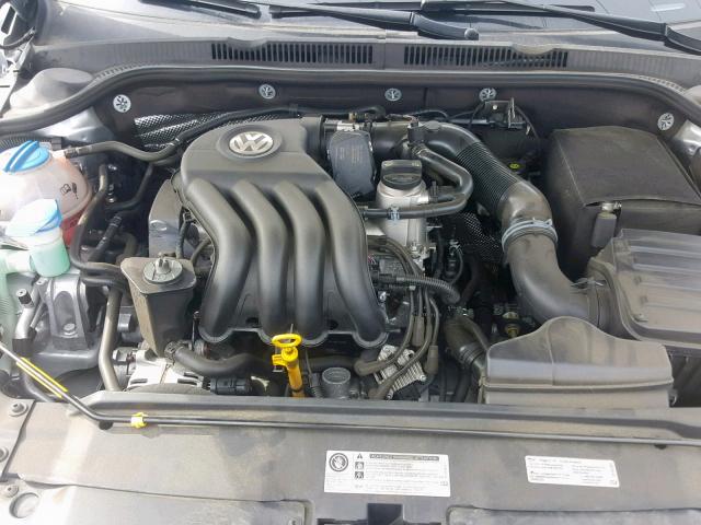 3VW2K7AJ4FM409169 - 2015 VOLKSWAGEN JETTA BASE SILVER photo 7