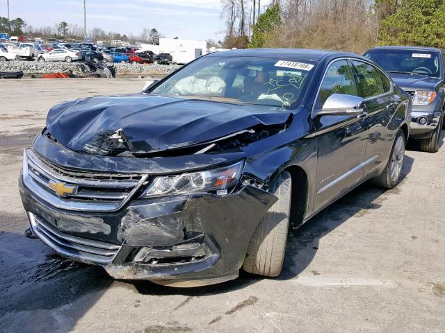 2G1155S32E9155102 - 2014 CHEVROLET IMPALA LTZ BLACK photo 2