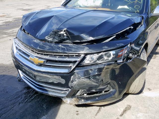 2G1155S32E9155102 - 2014 CHEVROLET IMPALA LTZ BLACK photo 9