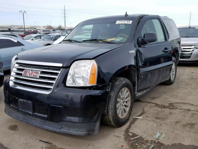 1GKFK13548R273844 - 2008 GMC YUKON HYBR BLACK photo 2