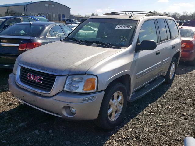 1GKDT13S942240352 - 2004 GMC ENVOY GRAY photo 2