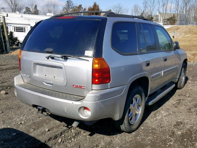 1GKDT13S942240352 - 2004 GMC ENVOY GRAY photo 4