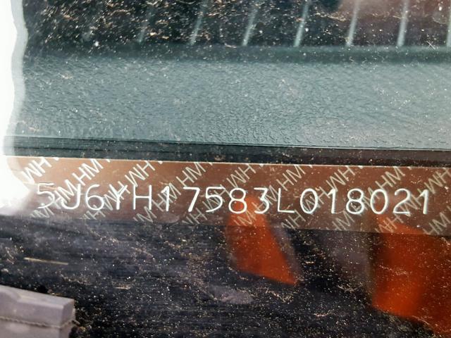 5J6YH17583L018021 - 2003 HONDA ELEMENT EX ORANGE photo 10